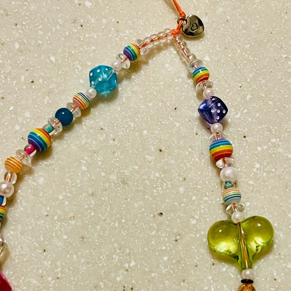 Phone String!! Rainbow 🌈 heart and dice 🎲 theme! - Picture 10 of 12